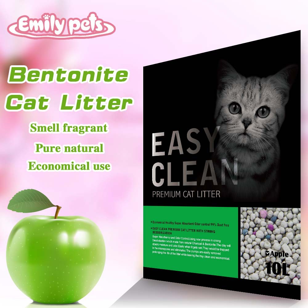 arena manzana Arena Sanitaria Easy Clean Manzana Aglutinante 4Kg - Imagen 1