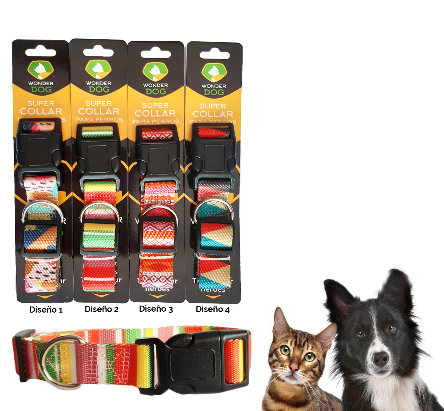 WONDER DOG Collar Con Diseños Xl - Imagen 1