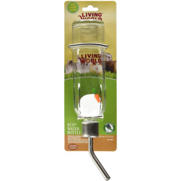Bebedero Botella Vidrio 177 Ml. Living World