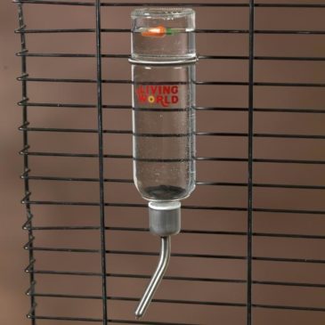 Bebedero Botella Vidrio 177 Ml. Living World - Imagen 3