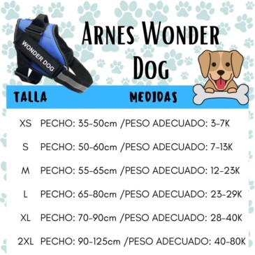 Arnés Wonder Dog Talla S #Pt015S - Imagen 2