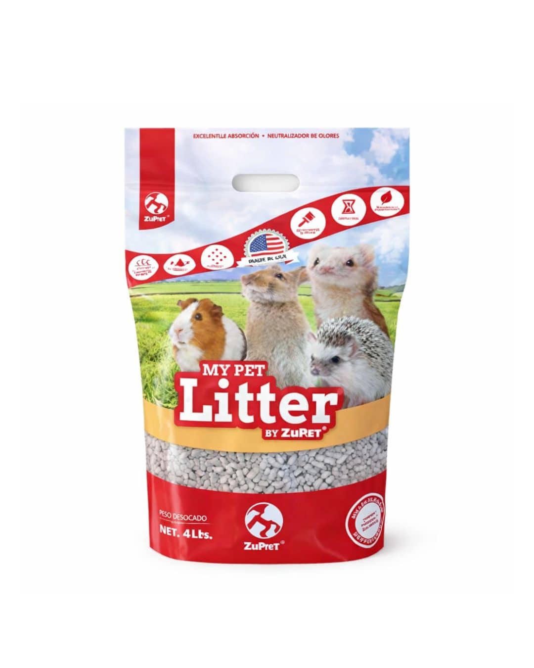 mypet Sustrato Papel Reciclado My Pet Litter 4L - Imagen 1