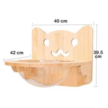 Repisa de Madera Masisa con Copula para gatos - Imagen 3