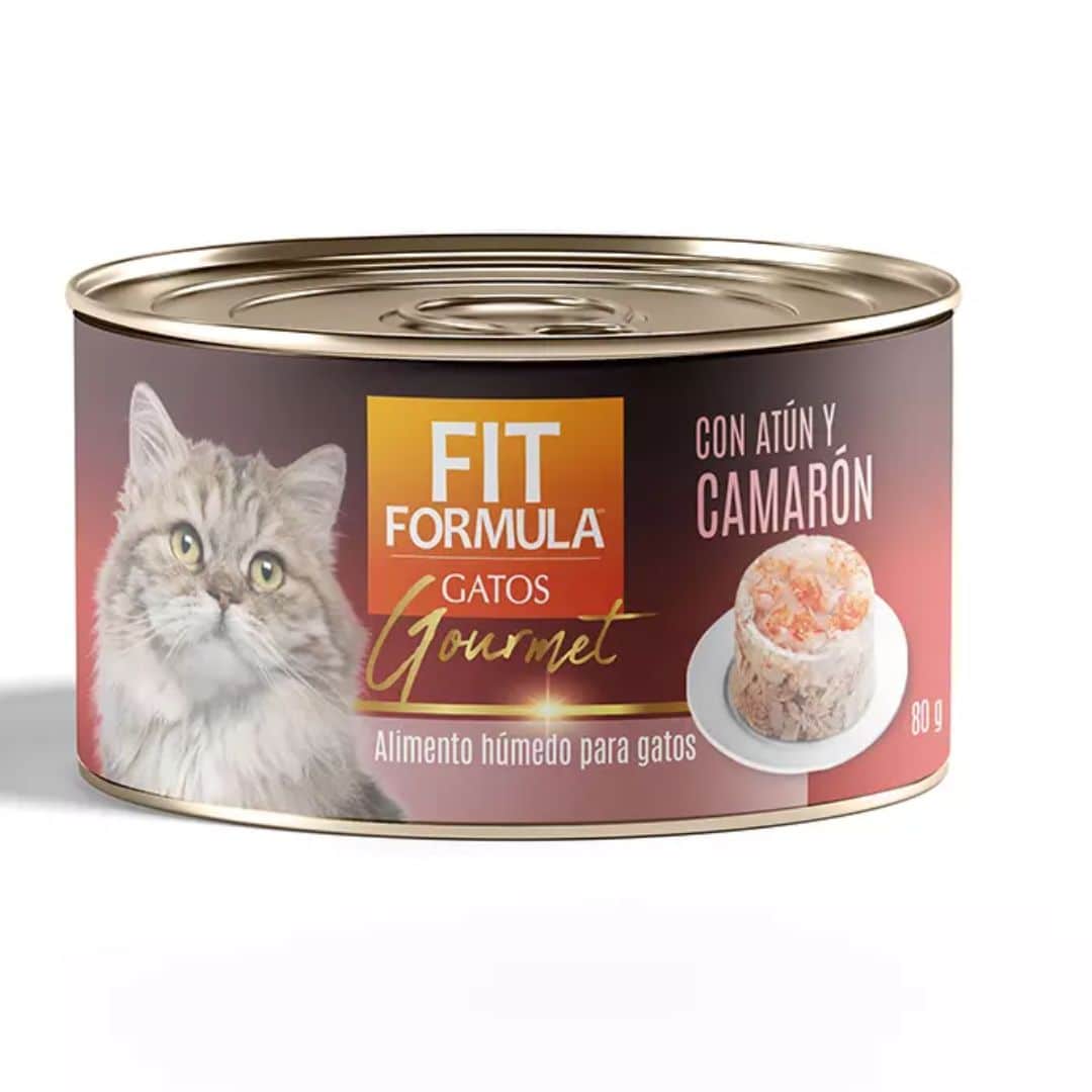 lata fit gato camaron Fit Formula Lata Para Gato con Camarón - Imagen 1