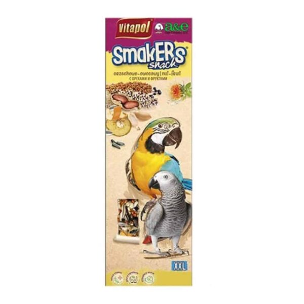 Barritas XXL Smakers Aves Grandes Nues y Fruta 250Gr MBN