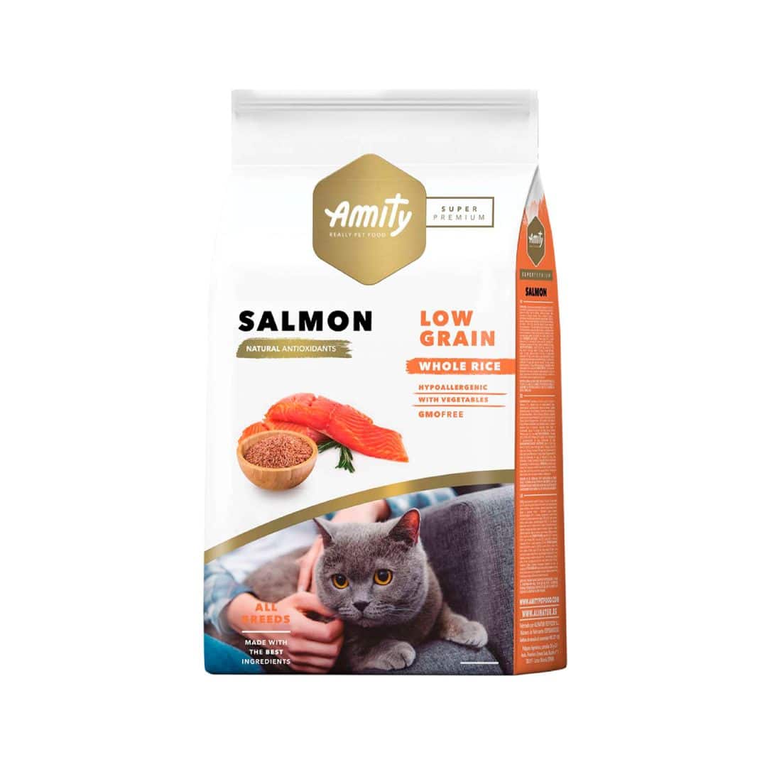 4GA070009 AMITY SP LOW GRAIN SALMON ADULT CAT 7 KG - Imagen 1