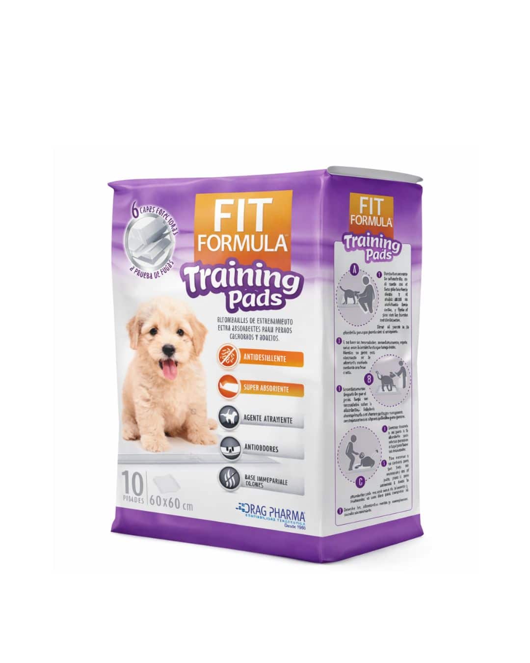 sabanillas fit SABANILLAS FIT TRAINING PADS 10 u(60 x 60) #56-0905 - Imagen 1