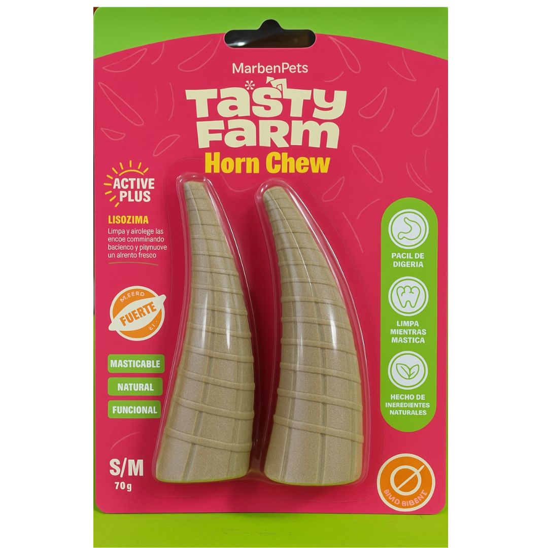 TFH03 Snack Tasty Cuerno vaca masticable cuidado dental S/M - Imagen 1