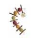 SNACK CADENA DE BOLAS DE HIERBA COLORIDAS (MS006)