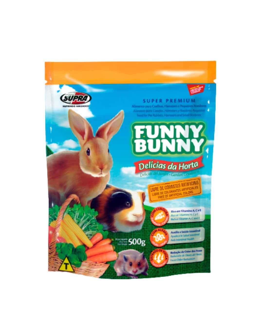 funny bunny 500g ALIMENTO FUNNY BUNNY DELICIAS 500g - Imagen 1