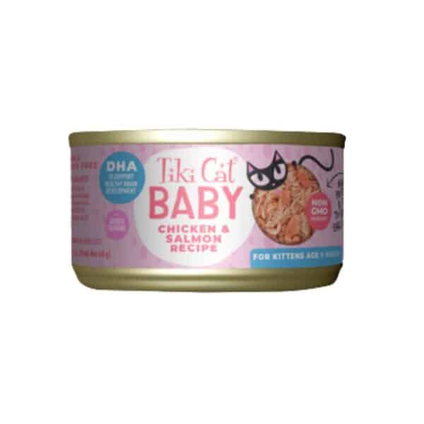 TIKI CAT BABY ALIMENTO HUMEDO POLLO Y SALMON 70 GR