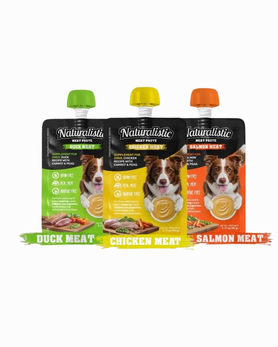MEAT PRINCIPAL MEAT NATURALISTIC COMPOTAS PARA PERRO 90 GR - Imagen 1