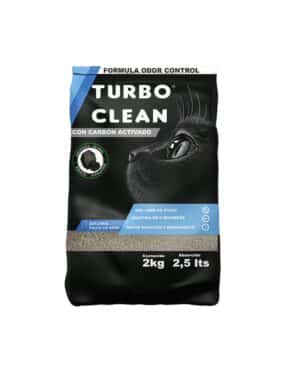 Arena Turbo Clean Aglutinante 10kg Talco Bebe