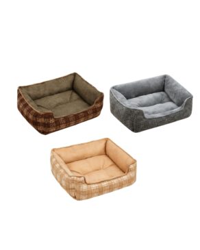 CAMA RECTANGULAR CHENILLE PARA MASCOTAS